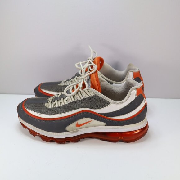 Nike Air Max 24-7 3M Team Orange/Dark Grey Running Shoes Size 11 Y2K USED - Picture 3 of 9